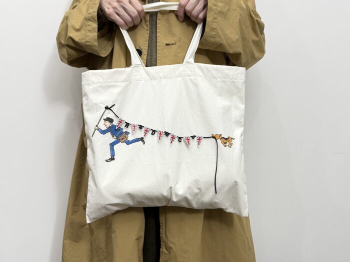 No.8683 BRITISH BANNER TOTE BAG white 2-4月 1