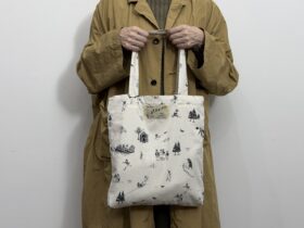 No.8510 GOOD OLD DAYS REVERSIBLE TOTE BAG Flax 11-1月 2