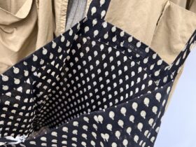 No.8465 LINEN ARTICHOKE R&D TOTE BAG 11-1月 3
