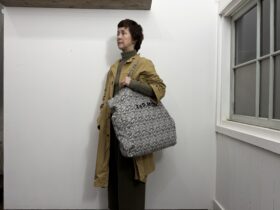 No.8458 COTTON WILD BERRY ZIP TOTE BAG 11-1月 2