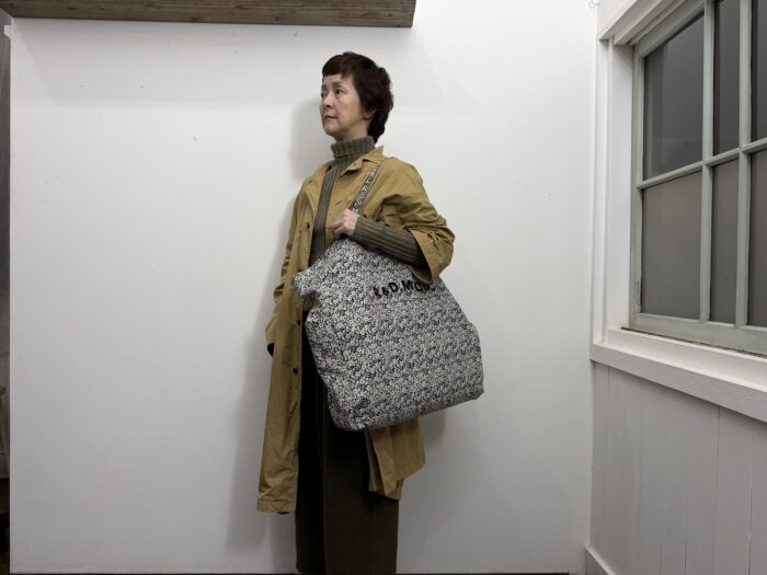 No.8458 COTTON WILD BERRY ZIP TOTE BAG 11-1月 2