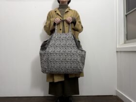 No.8458 COTTON WILD BERRY ZIP TOTE BAG 11-1月 3