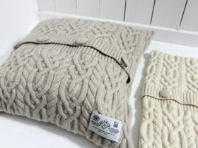 No.8492 UBRID CABLE KNIT CUSHION COVER 11-1月 2