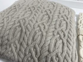 No.8492 UBRID CABLE KNIT CUSHION COVER 11-1月 3