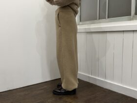 No.8520 YAK KNIT PANTS Milk tea 11-1月 2