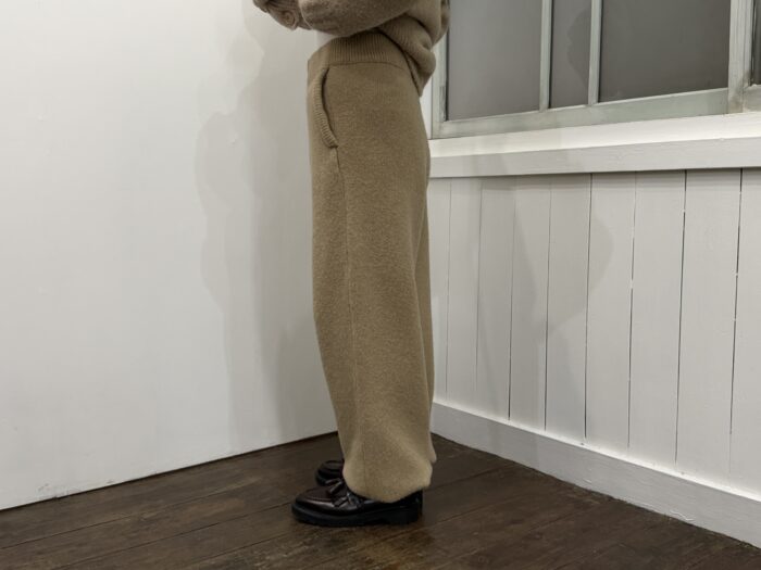 No.8520 YAK KNIT PANTS Milk tea 11-1月 2