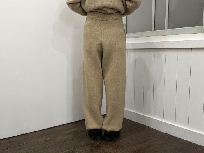 No.8520 YAK KNIT PANTS Milk tea 11-1月 3