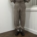 No.8520 YAK KNIT PANTS Taupe 11-1月