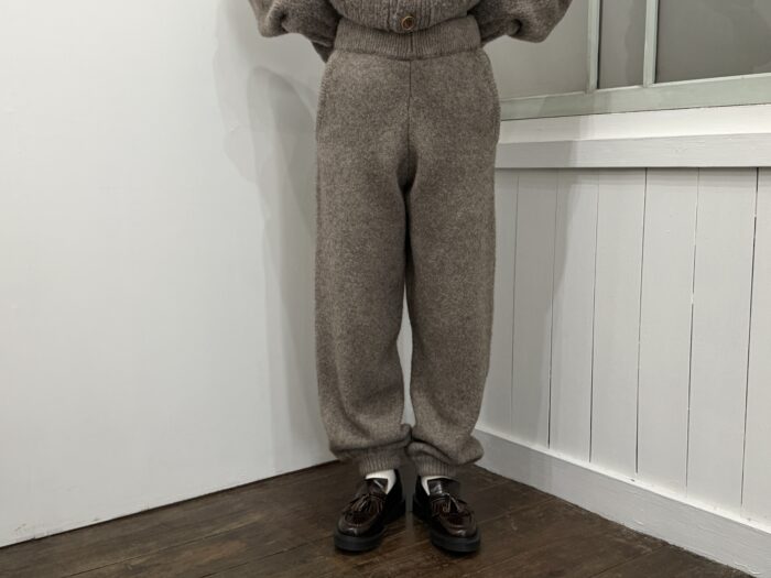 No.8520 YAK KNIT PANTS Taupe 11-1月 1
