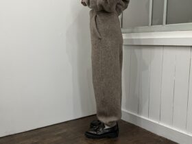 No.8520 YAK KNIT PANTS Taupe 11-1月 2