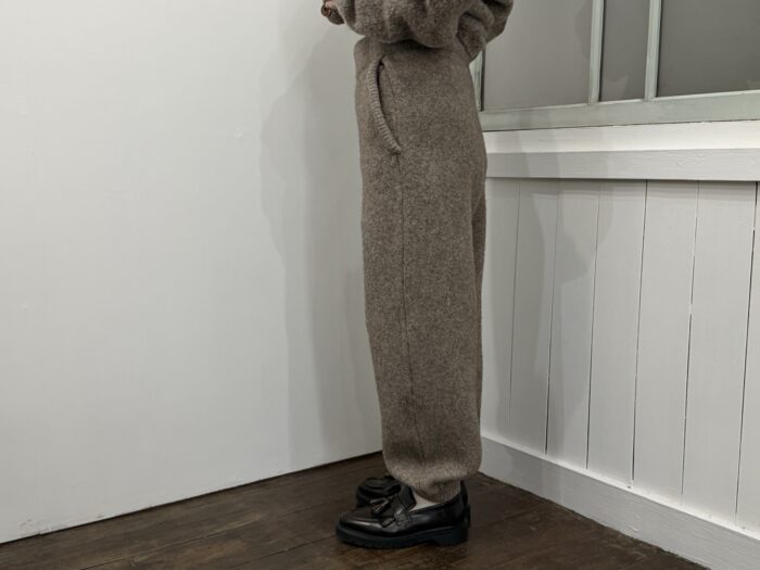 No.8520 YAK KNIT PANTS Taupe 11-1月 2