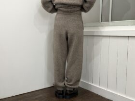 No.8520 YAK KNIT PANTS Taupe 11-1月 3