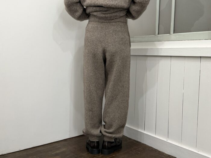 No.8520 YAK KNIT PANTS Taupe 11-1月 3