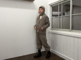 No.8520 YAK KNIT PANTS Taupe 11-1月 5