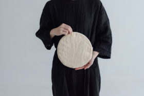 EMBROIDERY CIRCLE POUCH (L) 2