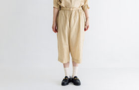 S.S. HALF PANTS beige 1