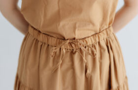 S/C TIERED SKIRT Terracotta 4 S/C TIERED SKIRT Terracotta 4