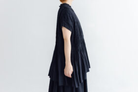 予約 RS067 Slab Cotton Smocked Blouse black 6月初〜6月中 2 予約 RS067 Slab Cotton Smocked Blouse black 6月初〜6月中 2