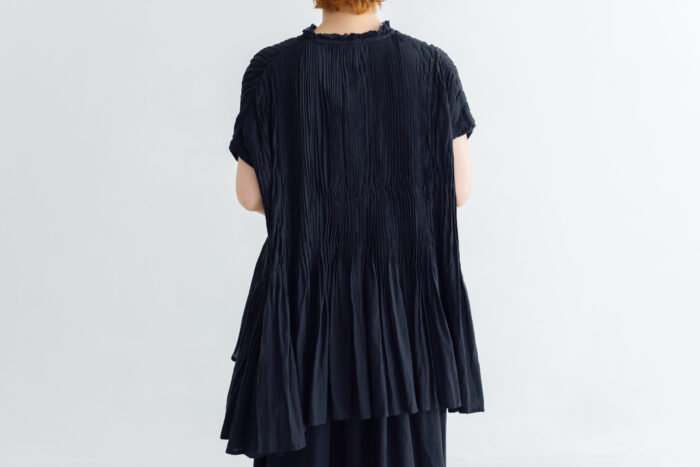 予約 RS067 Slab Cotton Smocked Blouse black 6月初〜6月中 3 予約 RS067 Slab Cotton Smocked Blouse black 6月初〜6月中 3
