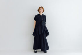 予約 RS067 Slab Cotton Smocked Blouse black 6月初〜6月中 6 予約 RS067 Slab Cotton Smocked Blouse black 6月初〜6月中 6