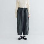 予約 G1272 LINEN CHARLIE PANTS charcoal 3月末〜4月初