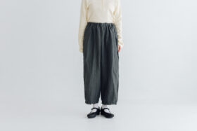 予約 G1272 LINEN CHARLIE PANTS charcoal 3月末〜4月初 1 予約 G1272 LINEN CHARLIE PANTS charcoal 3月末〜4月初 1