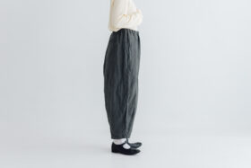 予約 G1272 LINEN CHARLIE PANTS charcoal 3月末〜4月初 2 予約 G1272 LINEN CHARLIE PANTS charcoal 3月末〜4月初 2