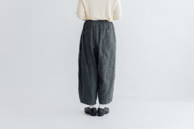 予約 G1272 LINEN CHARLIE PANTS charcoal 3月末〜4月初 3 予約 G1272 LINEN CHARLIE PANTS charcoal 3月末〜4月初 3