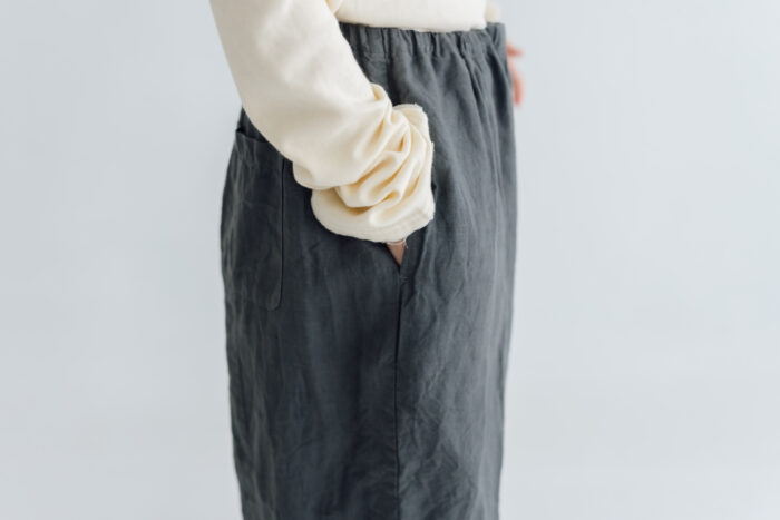 予約 G1272 LINEN CHARLIE PANTS charcoal 3月末〜4月初 4 予約 G1272 LINEN CHARLIE PANTS charcoal 3月末〜4月初 4