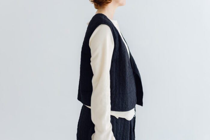 予約 G1258 RITA’S QUILT GILET noir 2月中〜2月末 2 予約 G1258 RITA’S QUILT GILET noir 2月中〜2月末 2