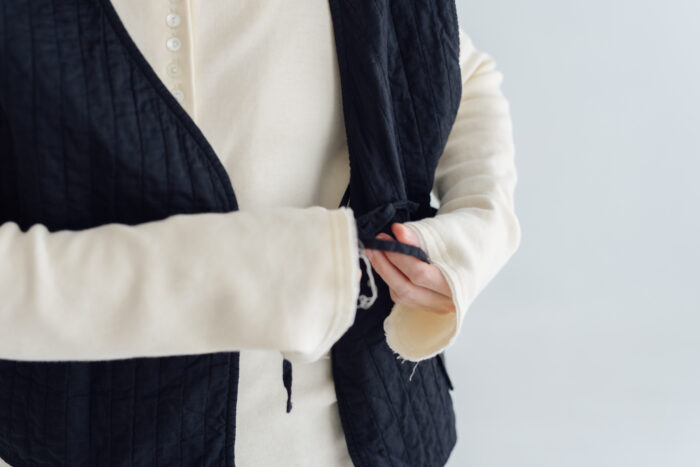 予約 G1258 RITA’S QUILT GILET noir 2月中〜2月末 4 予約 G1258 RITA’S QUILT GILET noir 2月中〜2月末 4