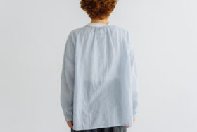 予約 RS045 Ruffle Frill Blouse Light blue 3月中〜3月末 3 予約 RS045 Ruffle Frill Blouse Light blue 3月中〜3月末 3
