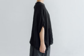 予約 RS068 Linen Square Blouse black 6月末〜7月初 2 予約 RS068 Linen Square Blouse black 6月末〜7月初 2