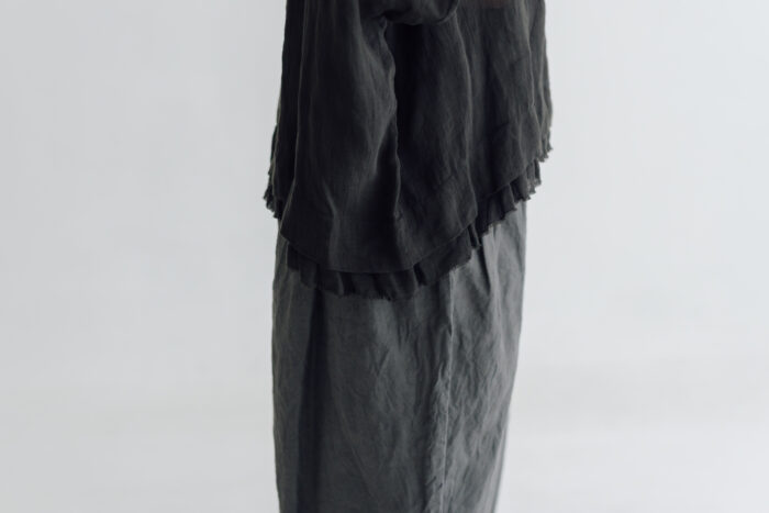 予約 RS068 Linen Square Blouse black 6月末〜7月初 5 予約 RS068 Linen Square Blouse black 6月末〜7月初 5